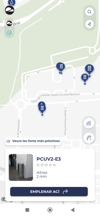 mapa be water